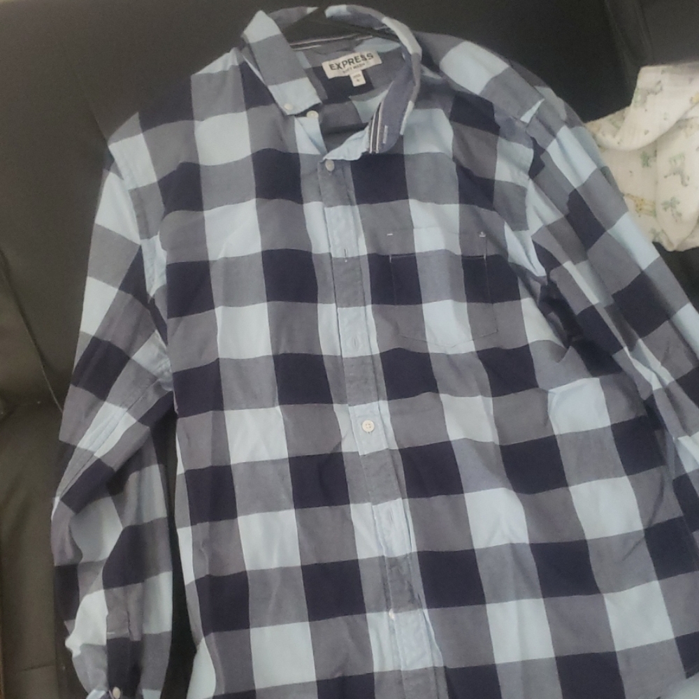 Mens button T-shirt